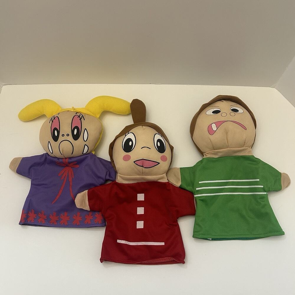 Get Ready Kids How Am I Feeling Hand Puppet Lot Pack of 3